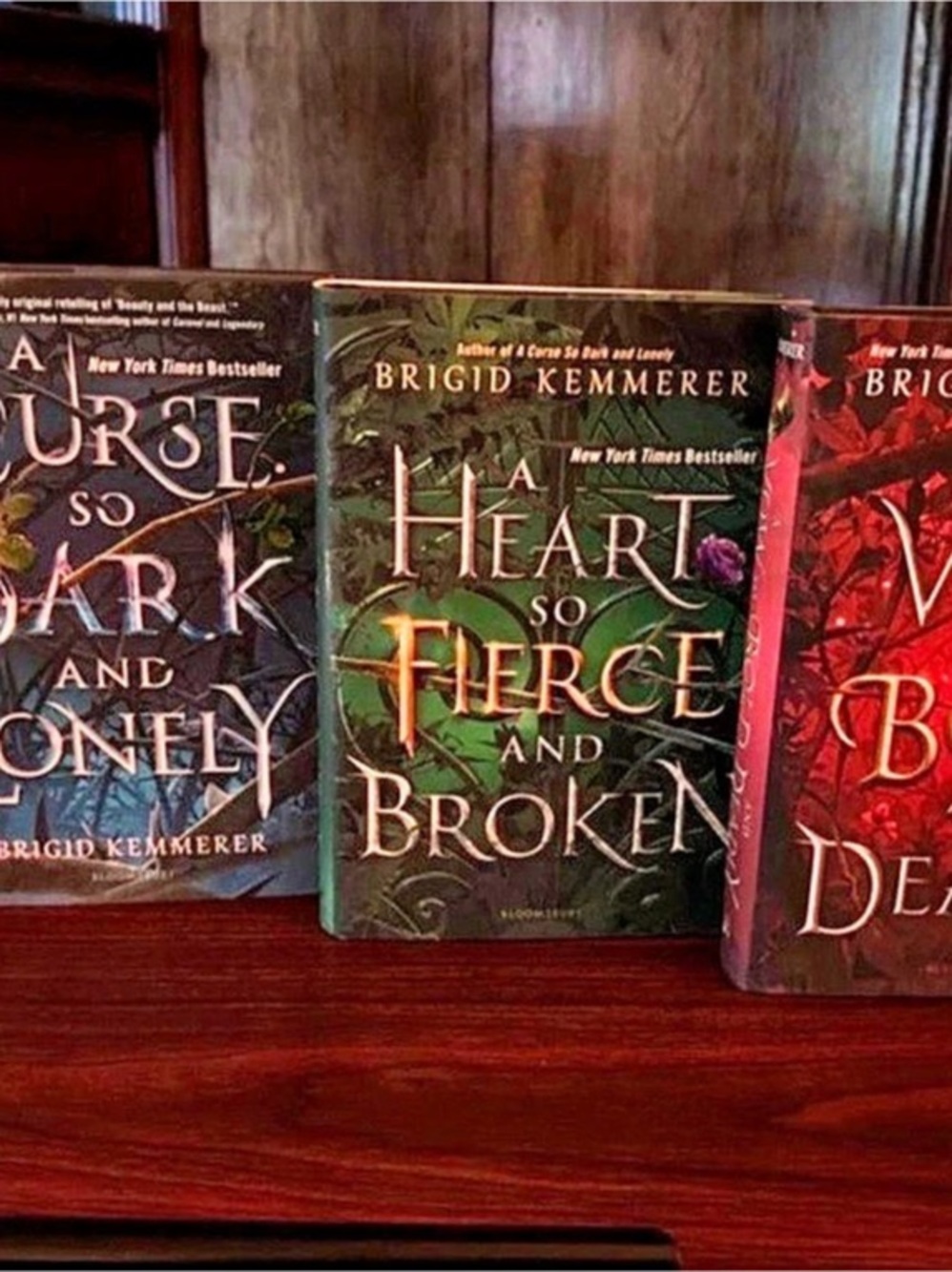 Brigid Kemmerer Cursebreaker Series 3-Book Fantasy Series Set